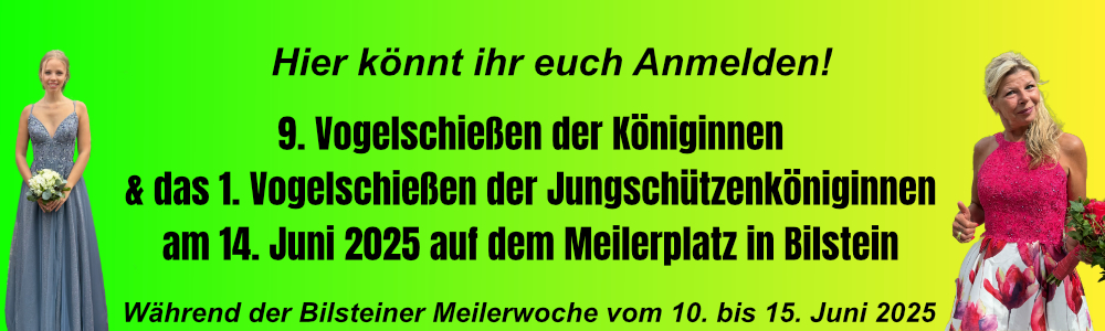 Anmeldeseite für Jungschützenköniginnen und Königinnen Image
